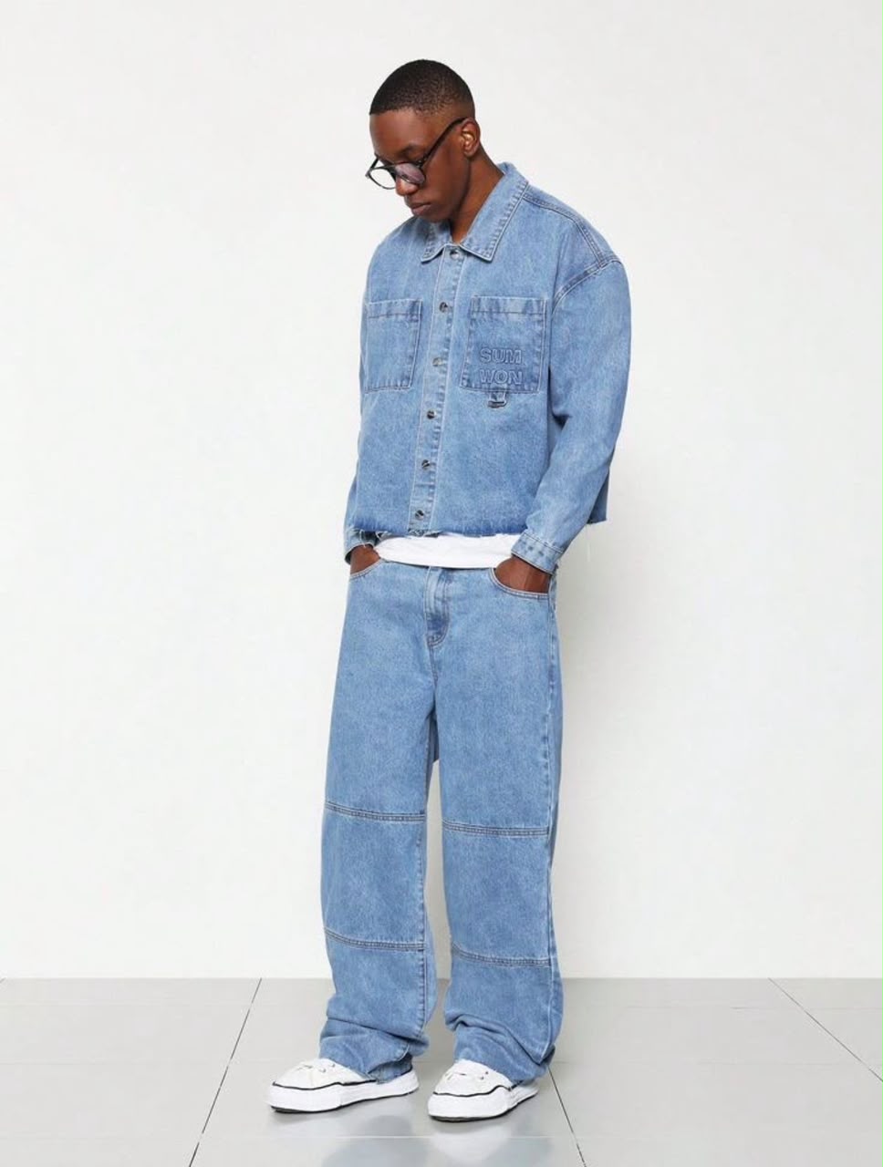 Light-wash denim